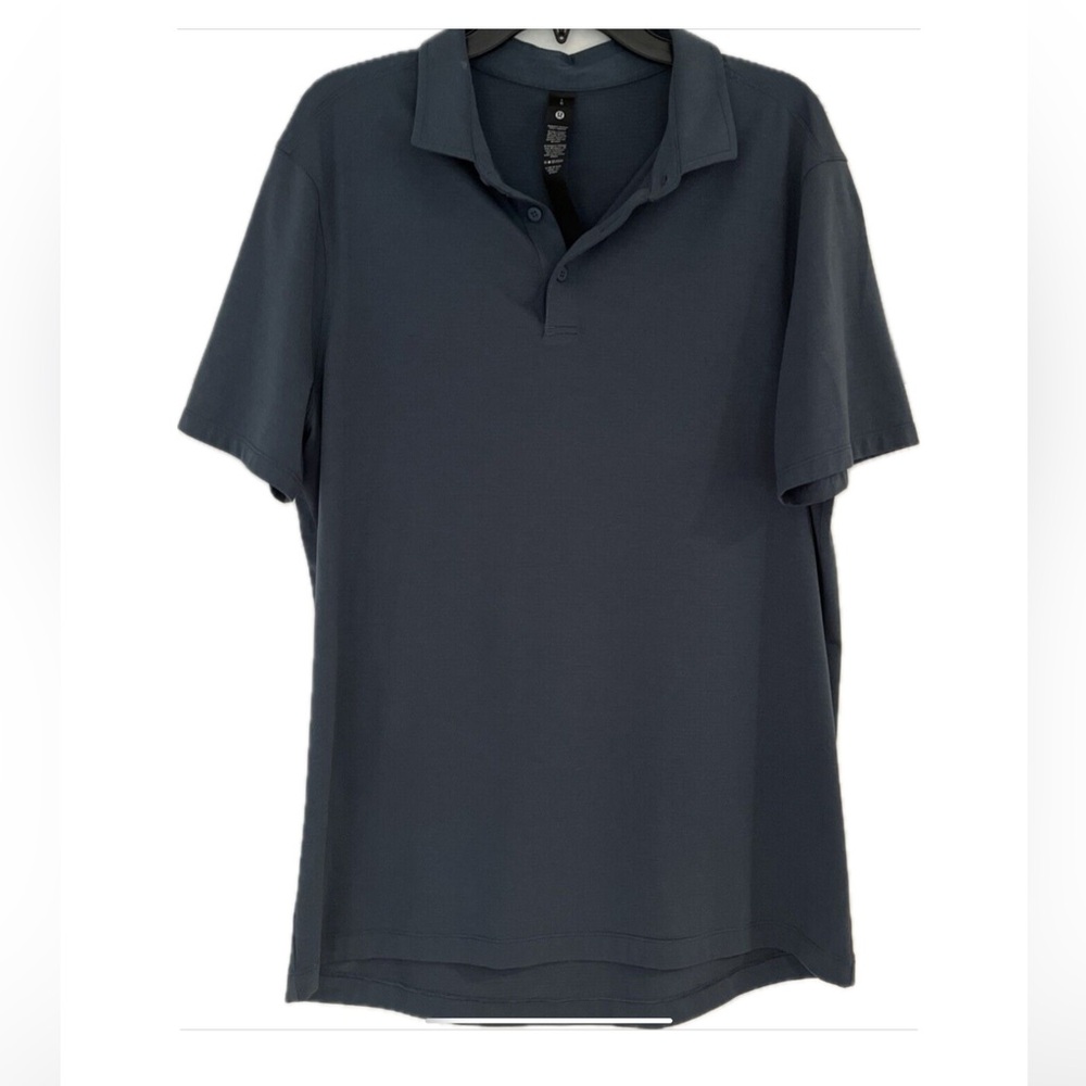 Men’s Lululemon Navy Blue Soft  Polo Shirt.
